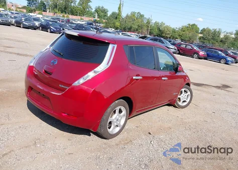 2013 Nissan Leaf Sv z USA, uszkodzony, nr VIN 1N4AZ0CP8DC403480